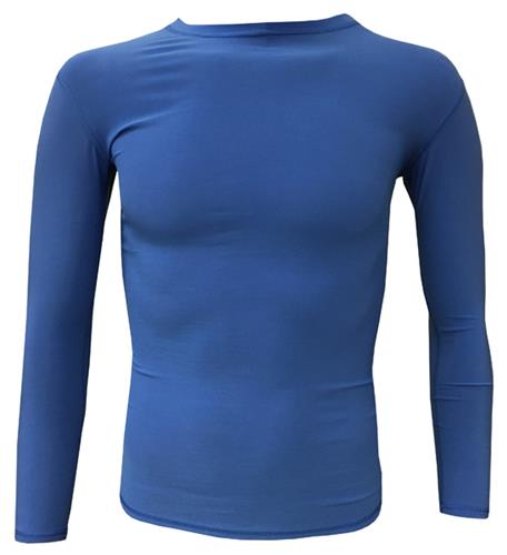 A4 Adult Long Sleeve Crew Compression Tee CO