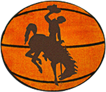 Fan Mats University of Wyoming Basketball Mat