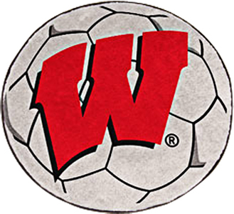 Fan Mats University of Wisconsin Soccer Ball Mat