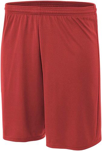 A4 Adult Youth Cooling Performance Power Mesh Practice Shorts No Pockets