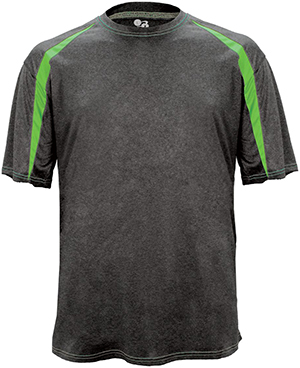 Badger Sport Short Sleeve Fusion Tee Shirt. Printing is available for this item.