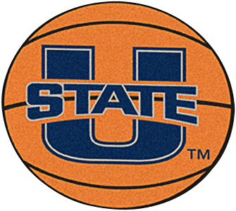 Fan Mats Utah State University Basketball Mat