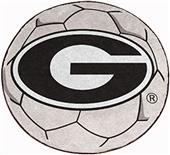 Fan Mats University of Georgia Soccer Ball Mat