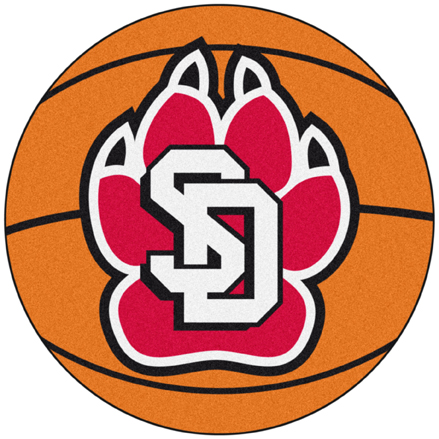 Fan Mats University of South Dakota Basketball Mat