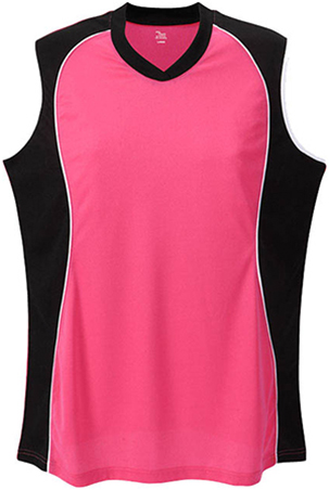 Martin Sports Womens Sleeveless V-Neck Jersey. Printing is available for this item.