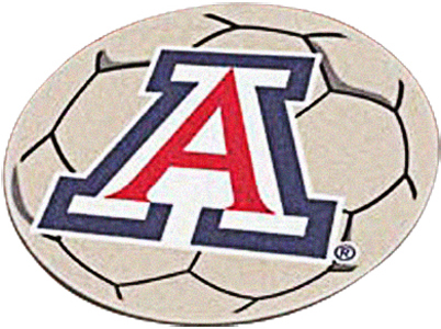 Fan Mats University of Arizona Soccer Ball Mat