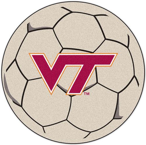 Fan Mats Virginia Tech Soccer Ball Mat