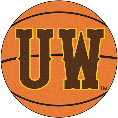Fan Mats University of Wyoming Basketball Mat