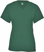 Badger Sport B-Core Ladies'/Girls' SS V-Neck Tee