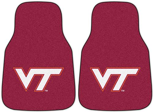 Fan Mats Virginia Tech Carpet Car Mats (set)