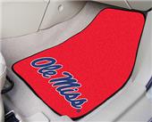 Fan Mats Univ of Mississippi Carpet Car Mats (set)