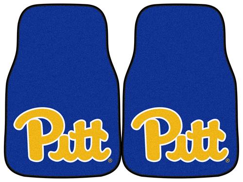 Fan Mats Univ of Pittsburgh Carpet Car Mats (set)