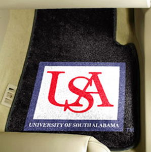 Fan Mats Univ. of South Alabama Carpet Car Mat