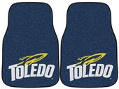 Fan Mats Univ. of Toledo Carpet Car Mats (set)