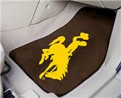 Fan Mats Univ of Wyoming Carpet Car Mats (set)