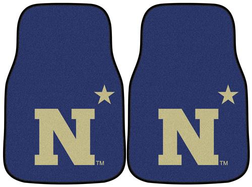 Fan Mats US Naval Academy Carpet Car Mats (set)