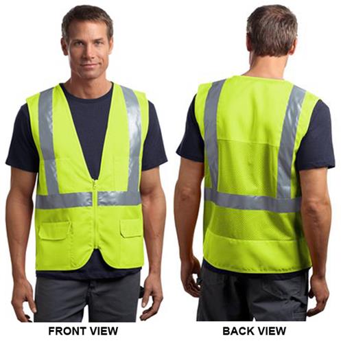 CornerStone ANSI 107 Class 2 Mesh Back Safety Vest