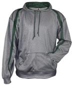 Badger Sport Polyester Fusion Hooded Sweatshirt Badger Sport Polyester Fusion Hooded Sweatshirt