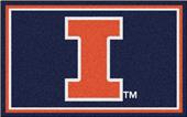 Fan Mats NCAA University of Illinois 4x6 Rug