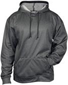 Badger Sport Pro Heathered Fleece Hoodie Badger Sport Pro Heathered Fleece Hoodie