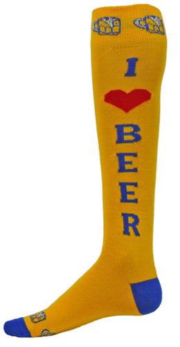 Red Lion I Love Beer Socks - Closeout