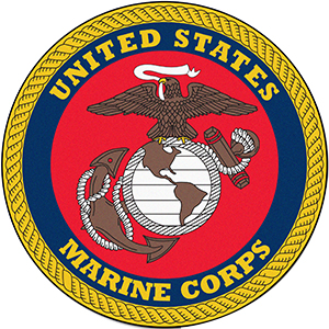 Fan Mats United States Marines 44" Round Area Rug