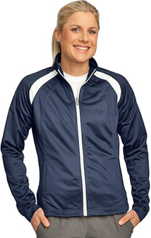 Sport-Tek Ladies Tricot Track Jacket. Decorated in seven days or less.