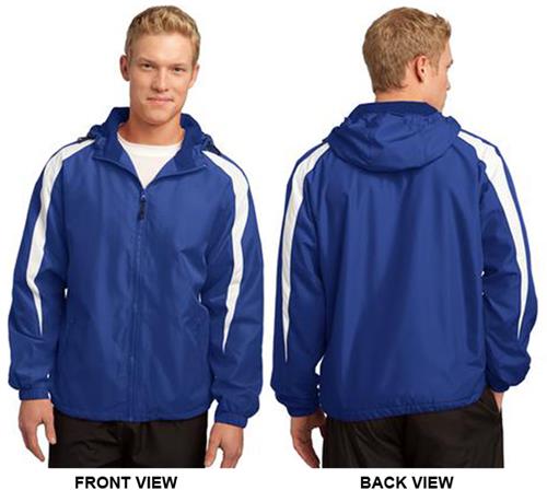 Sport-Tek Mens Fleece-Lined Colorblock Jacket