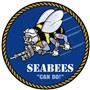 Fan Mats Navy Seabees 27" Round Mat