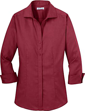 Red House Ladies 3/4 Sleeve Button-Down Shirts