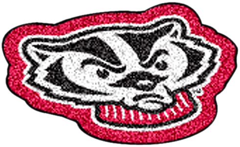 Fan Mats University of Wisconsin Mascot Mat