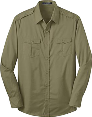 Port Authority Mens Stain-Resistant Twill Shirt
