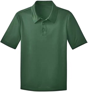 Port Authority Youth Silk Touch Performance Polo. Printing is available for this item.