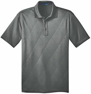 Port Authority Mens Tech Embossed Polo. Printing is available for this item.