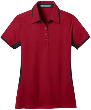 Port Authority Ladies Dry Zone Colorblock Polo. Printing is available for this item.