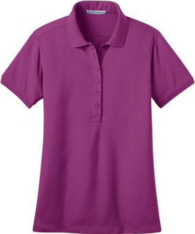 Port Authority Ladies Stretch Pique Polo. Printing is available for this item.