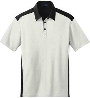 Port Authority Mens Silk Touch Colorblock Polo. Printing is available for this item.