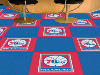 Fan Mats Philadelphia 76ers Team Carpet Tiles