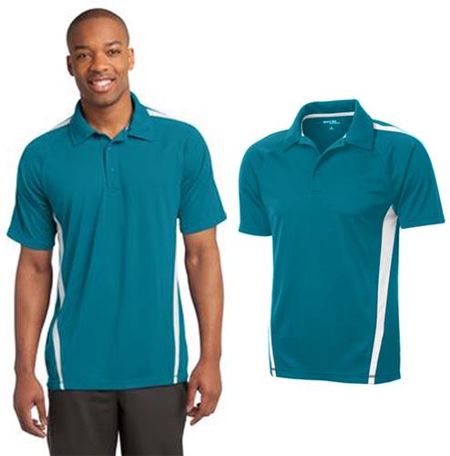 Sport-Tek PosiCharge Micro-Mesh Colorblock Polo. Printing is available for this item.