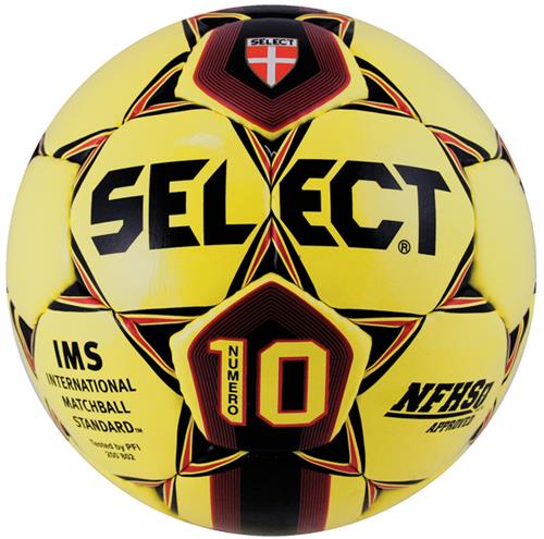 Select IMS/NFHS Numero 10 Soccer Ball - Yellow C/O