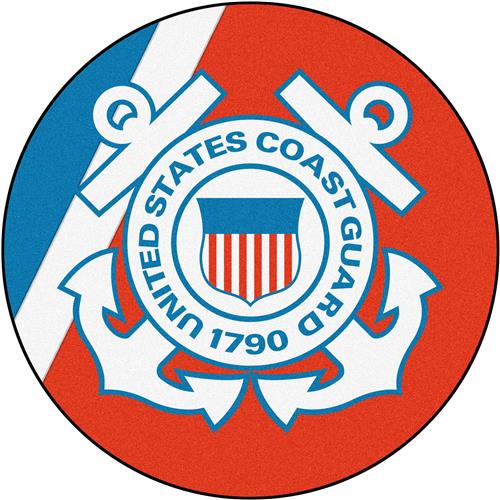 Fan Mats U.S. Coast Guard 44" Round Mat