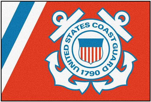Fan Mats U.S. Coast Guard 5'x8' Rug