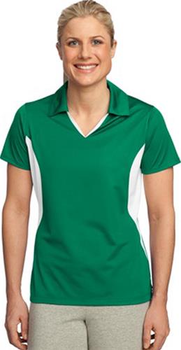 Sport-Tek Ladies' Side Blocked Micropique Polo. Printing is available for this item.