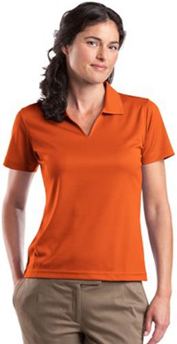 Sport-Tek Ladies Dri-Mesh V-Neck Polo. Printing is available for this item.
