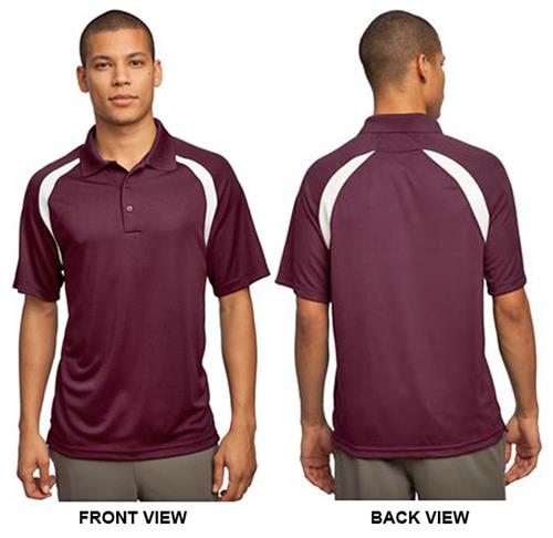 Sport-Tek Mens Dry Zone Colorblock Raglan Polo. Printing is available for this item.
