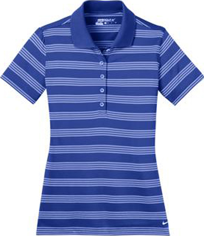 Nike Golf Women's Dri-FIT Tech Stripe Polos. Printing is available for this item.
