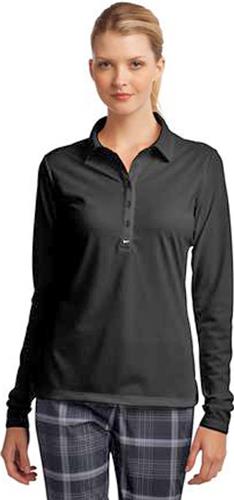 Nike Golf Women's LS Dri-FIT Stretch Tech Polos. Printing is available for this item.
