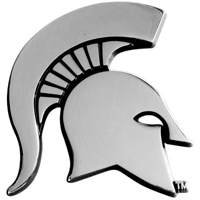 Fan Mats Michigan State University Vehicle Emblem