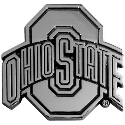 Fan Mats Ohio State Univ. Chrome Vehicle Emblem