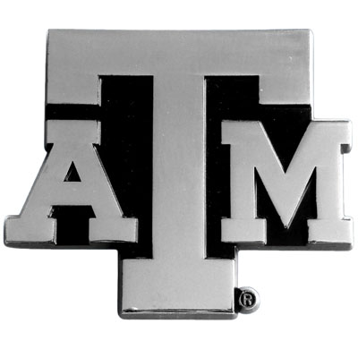 Fan Mats Texas A&M Univ. Chrome Vehicle Emblem